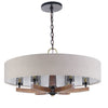 Woodall 6 Light Chandelier (qty of 1 in stock)