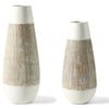 Wood Look Vase Small (1 in stock)