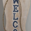 Wood Sandal Sign "Welcome" (5 in stock)