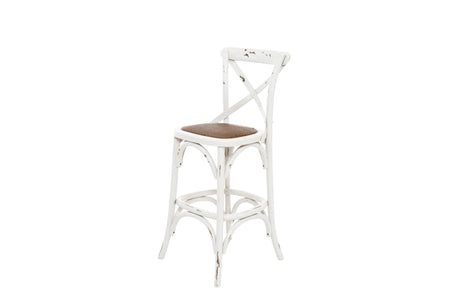 Xena Antique White Counter Stool  (4 in stock)