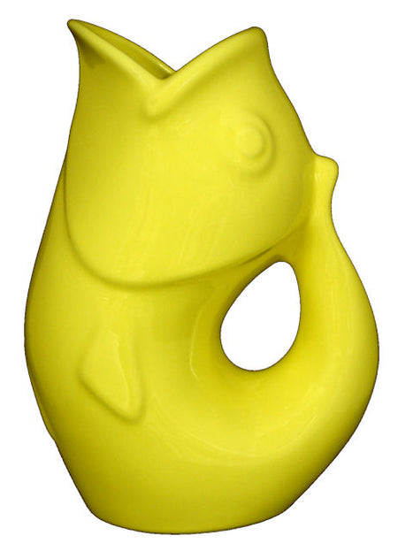 Gurgle Pot Pitcher Yellow Large